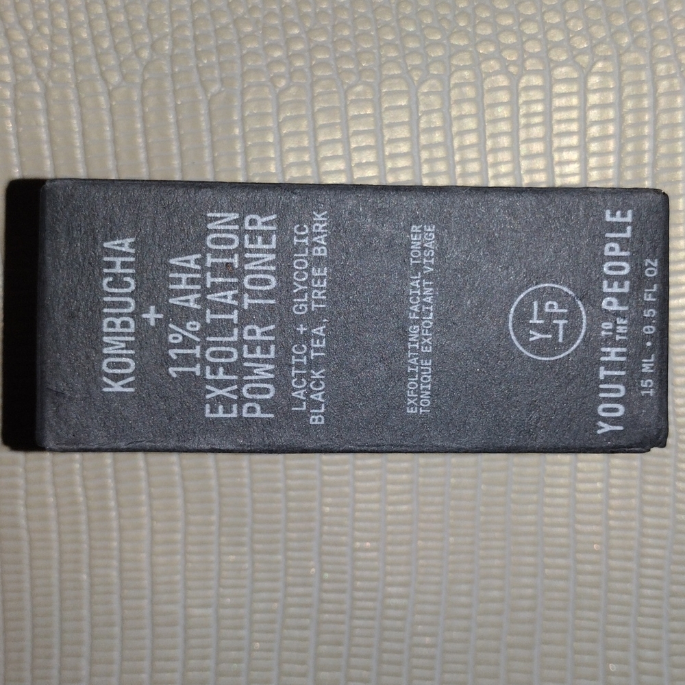 Youth To The People Kombucha+11%AHA Exfoliation Power Toner 15ml NWT